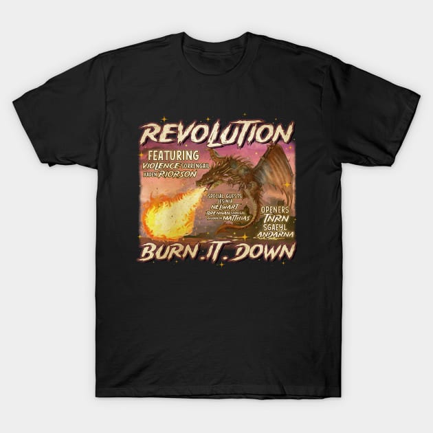 Iron Flame T-Shirt by urlowfur